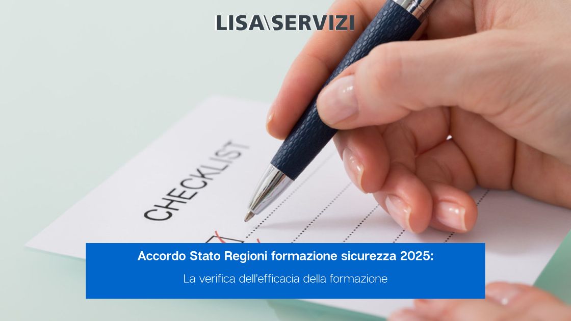 La verifica dell’efficacia della formazione